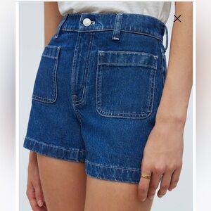 Madewell Curvy High Rise Sailor Shorts